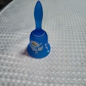 WESTMORELAND EUC 5" PAINTED GLASS BELL